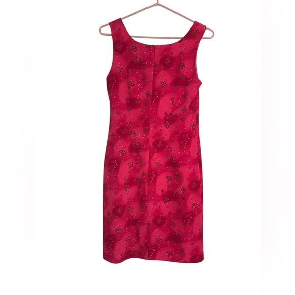 Jolibel Petite Vintage Vibrant Summer Dress, Wrinkle Free, Lined,Formal - Picture 4 of 11